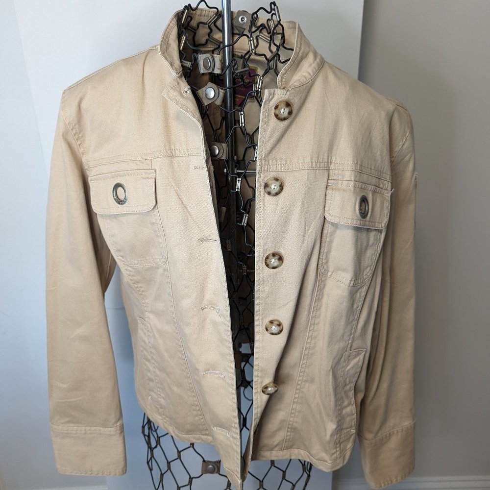 Indigo Palms '90s cotton/jean jacket LARGE